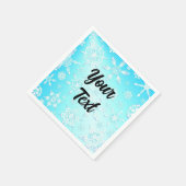 Crystal Snowflakes Pattern Serviette (Ecke)