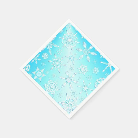 Crystal Snowflakes Pattern Serviette (Ecke)