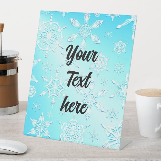 Crystal Snowflakes Pattern Sockelschild (In Situ)