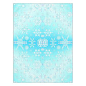 Crystal Snowflakes Pattern Tischdecke (Vorderseite)