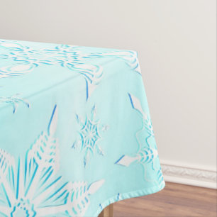 Crystal Snowflakes Pattern Tischdecke