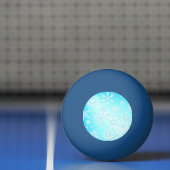 Crystal Snowflakes Pattern Tischtennisball (Netto)