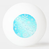 Crystal Snowflakes Pattern Tischtennisball (Vorderseite)