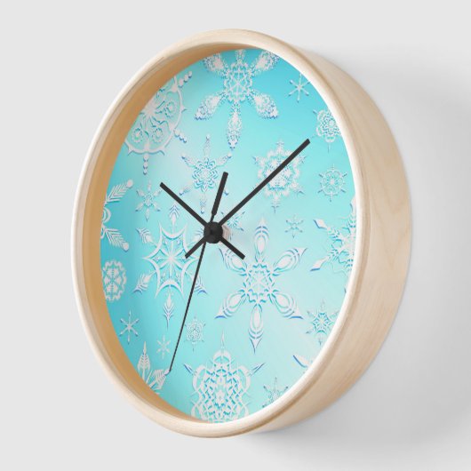 Crystal Snowflakes Pattern Uhr (Winkel)