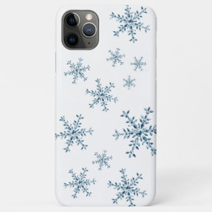 Crystal Snowflakes, weißes iPhone Case
