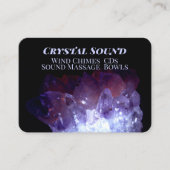 Crystal Sound - Business Card Visitenkarte (Vorderseite)