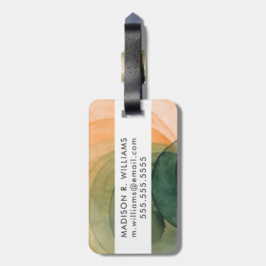 Crystal Spade Gepäckanhänger (Rückseite vertikal)