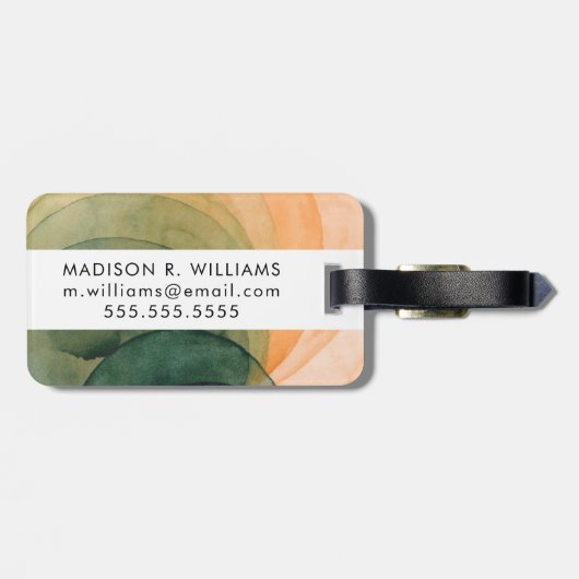 Crystal Spade Gepäckanhänger (Rückseite horizontal)