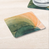 Crystal Spade Rechteckiger Pappuntersetzer (angewinkelt)