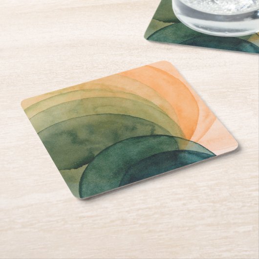 Crystal Spade Rechteckiger Pappuntersetzer (angewinkelt)