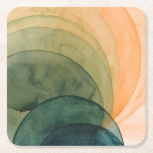 Crystal Spade Rechteckiger Pappuntersetzer