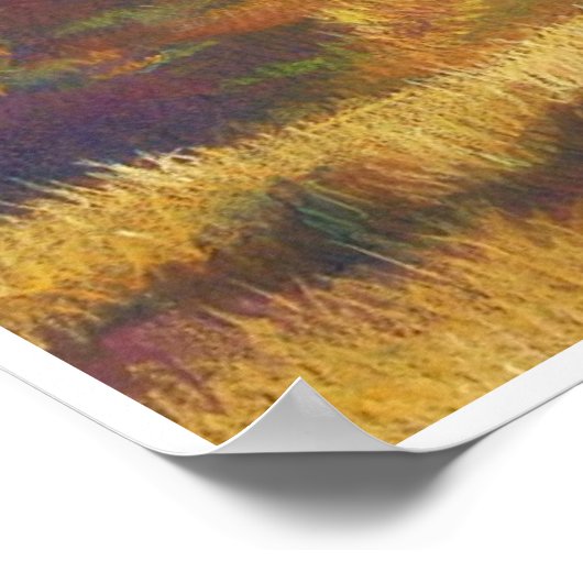 Crystal Spring Sunset Poster (Ecke)