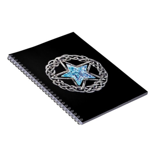 Crystal Star Spiral Notebook Notizblock (Rechte Seite)
