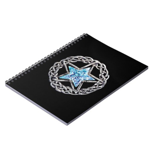 Crystal Star Spiral Notebook Notizblock (Linke Seite)