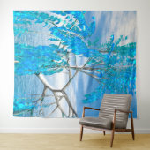 Crystal Summer Tree Wandteppich (Beispiel (Horizontal))