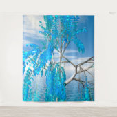 Crystal Summer Tree Wandteppich (Vorderseite)