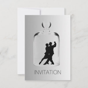 Crystal Tango Night Club Party Einladung