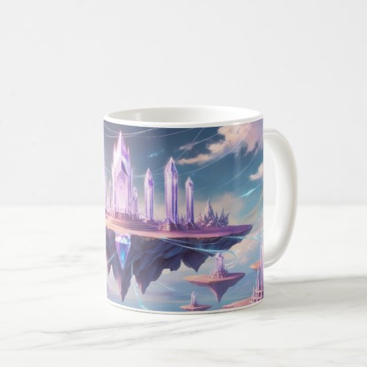 Crystal Temple Tasse - Floating Fantasy Realm Kaff (VorderseiteRechts)