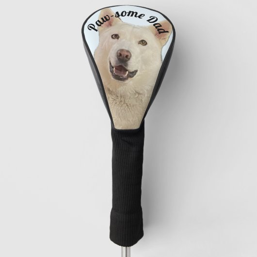 Crystal The Husky Dog Golf Headcover (Vorderseite)