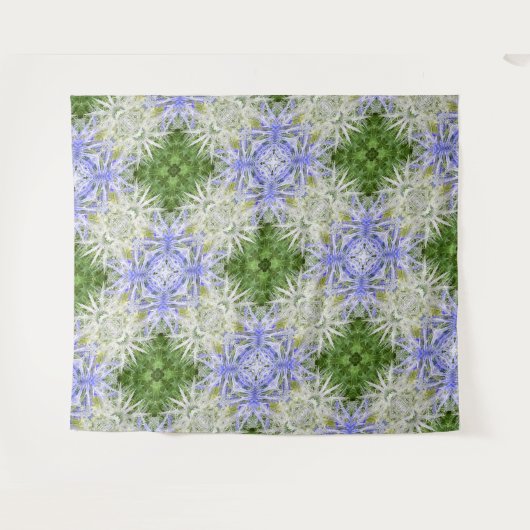 Crystal Thistle Wandteppich (Vorderseite (Horizontal))