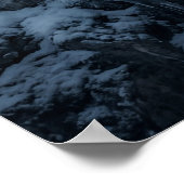 Crystal Tiger Frozen Dawn Poster (Ecke)