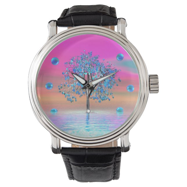 Crystal Tree Sunrise Armbanduhr (Vorderseite)