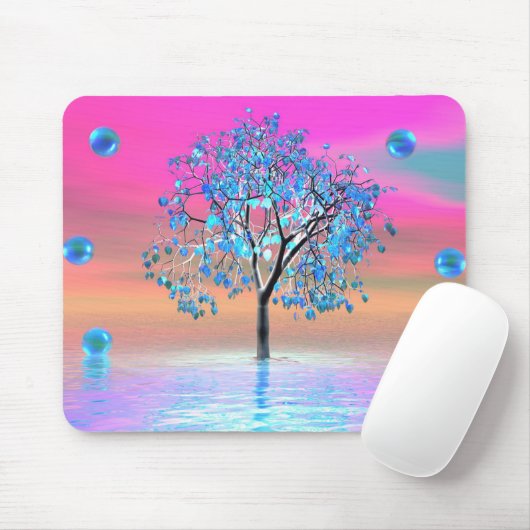 Crystal Tree Sunrise Mouse Pad Mousepad (Mit Mouse)