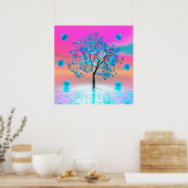 Crystal Tree Sunrise Poster (Küche)