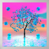 Crystal Tree Sunrise Poster (Vorne)