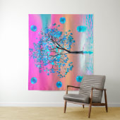 Crystal Tree Sunrise Tapestry Wandteppich (Beispiel)