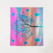 Crystal Tree Sunrise Tapestry Wandteppich (Vorderseite)