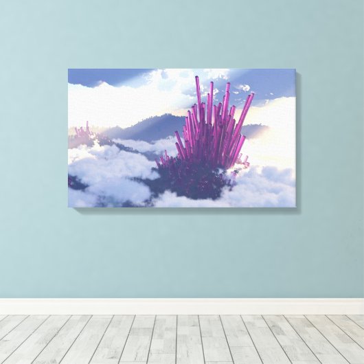 Crystal Vale Leinwanddruck (Insitu (Holzboden))