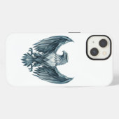 Crystal Vision Adler iPhone Hülle (Rückseite (Horizontal))