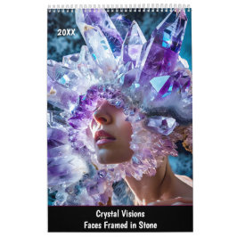 Crystal Visions – Faces Framed in Stone Kalender