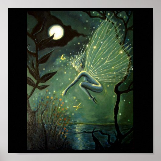 Crystal Water Sprite Fairy Print Poster (Vorne)
