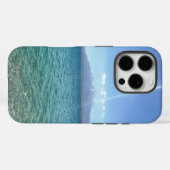 Crystal Water View Blue Sky Beach Vibe Friedlich Case-Mate iPhone Hülle (Rückseite (Horizontal))