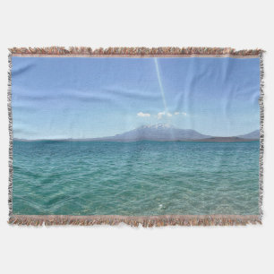 Crystal Water View Blue Sky Beach Vibe Friedlich Decke