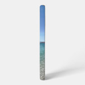 Crystal Water View Blue Sky Beach Vibe Friedlich Samsung Galaxy Hülle (Linke Seite)