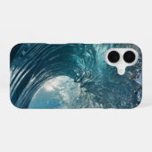 Crystal Wave iPhone 16 Hülle (Rückseite (Horizontal))