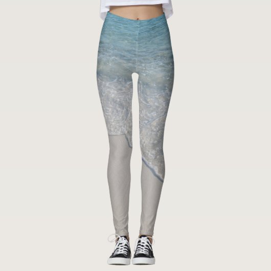 Crystal Wave Kiss #1 #ocean #wall #decor #art Leggings (Vorderseite)
