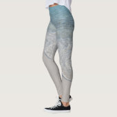 Crystal Wave Kiss #1 #ocean #wall #decor #art Leggings (Links)