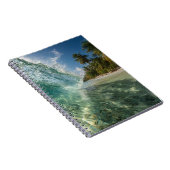 Crystal Wave Tropical Paradise Beach Foto Notizblock (Rechte Seite)