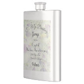Crystal Wedding Anniversary Classic Flask Flachmann (Links)