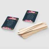 Crystal wedding HAND FANS Programmordnung Fächer (Non-assembled)