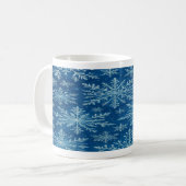  “Crystal Whispers: A Flurry of Winter Magic” Kaffeetasse (Vorderseite Links)