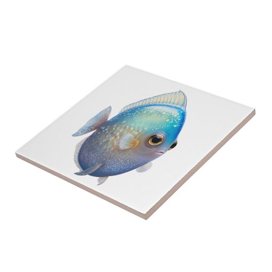 Crystal White Fish Fliese (Seite)