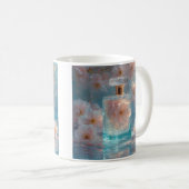 Crystal Zephyr - Elegante Pastel Aquamarine Tasse (VorderseiteRechts)