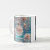 Crystal Zephyr - Elegante Pastel Aquamarine Tasse (Vorderseite Links)