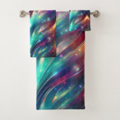 Crystal Zickzack Badhandtuch Set (Insitu)