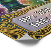 Crystalgon Trading Card Poster (Ecke)